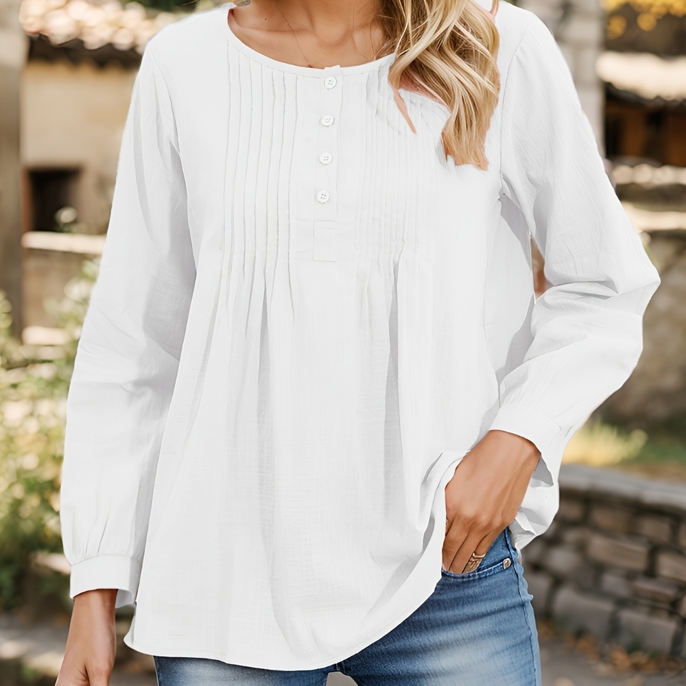 Cellabie Cotton Blend Blouse